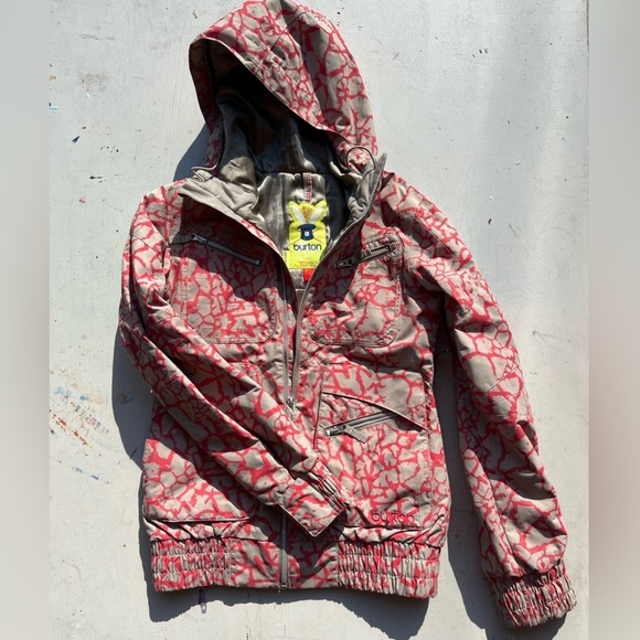 Women's Burton Jacket DryRide Multicolor Full-Zip S Snowboard Ski Logo Lined - Picture 4 of 13